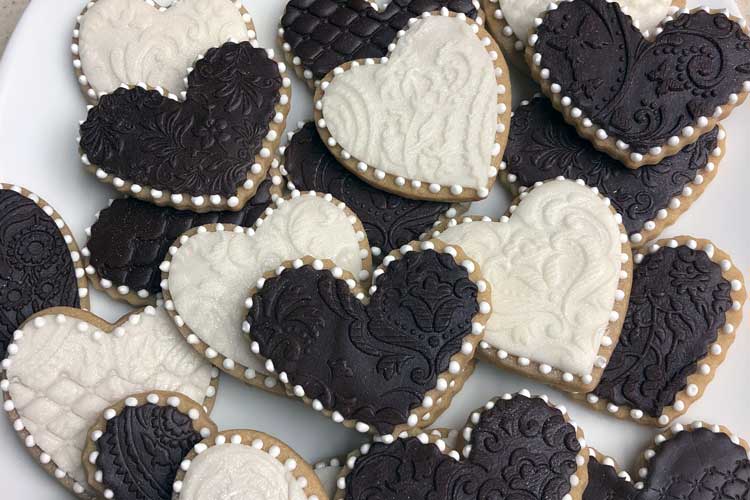 Bride and Groom cookies