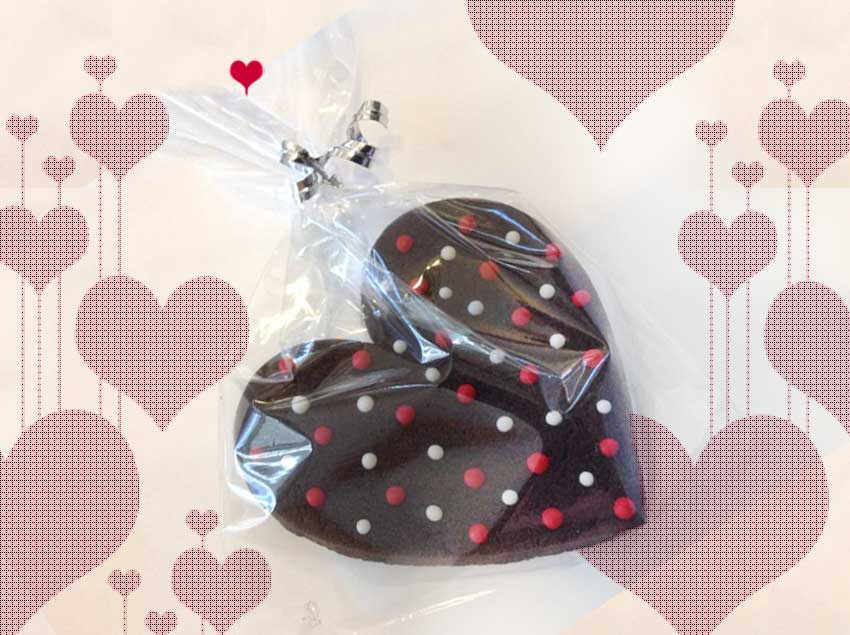 Chocolate Valentine Hearts