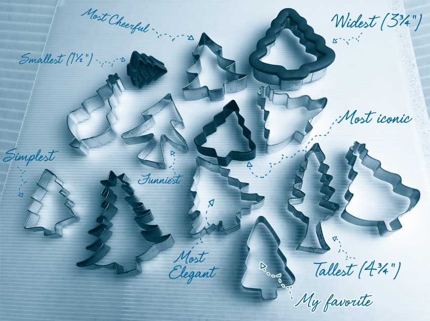 Winter/Christmas Tree Shapes