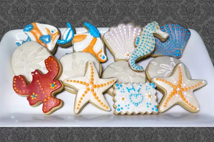 Showcase image: Beach cookies with Lobster