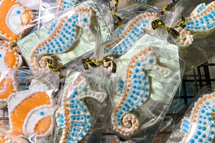 Showcase image: Bag packaging for beach cookies