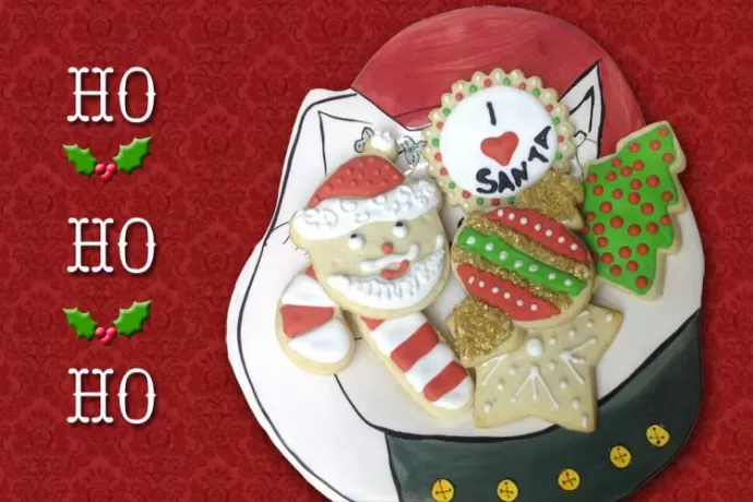 Plate of Cookies for Santa