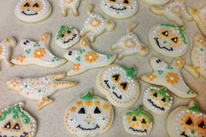 Day of the Dead Cookies (Soft Sugar Cookies)