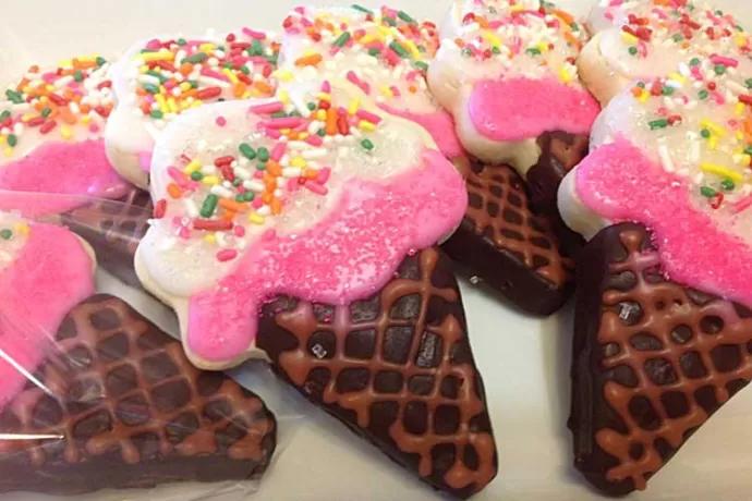 Ice Cream Cone Cookies