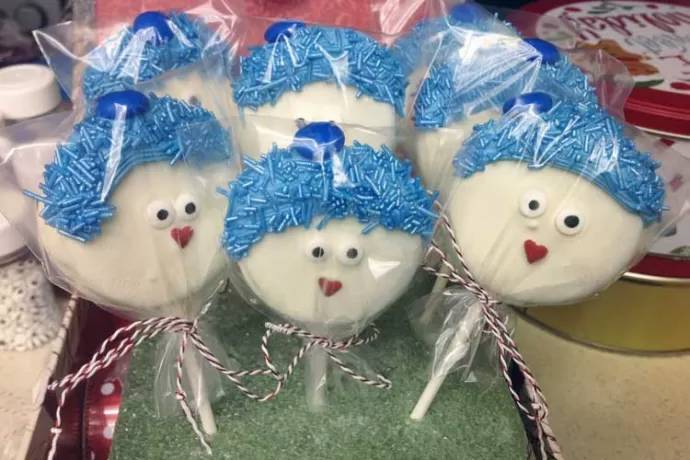 Snowmen Pops in the Bag