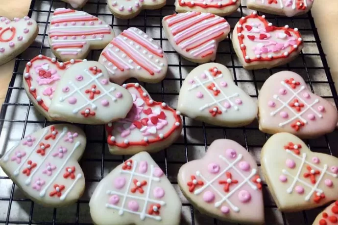 More Classic Sugar Cookie Hearts