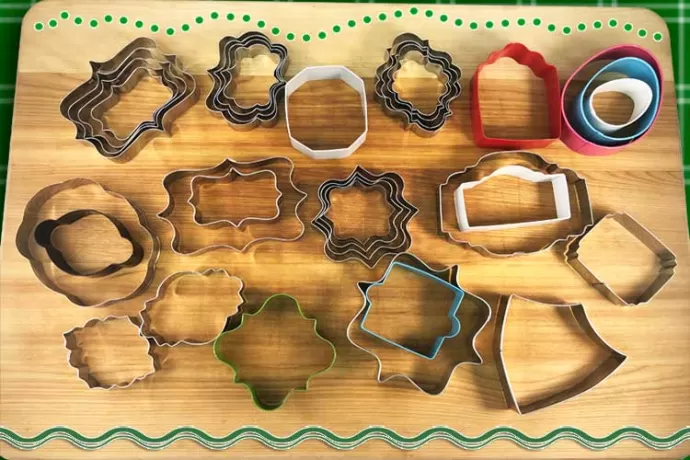 Various Plaques Cookie Cutters