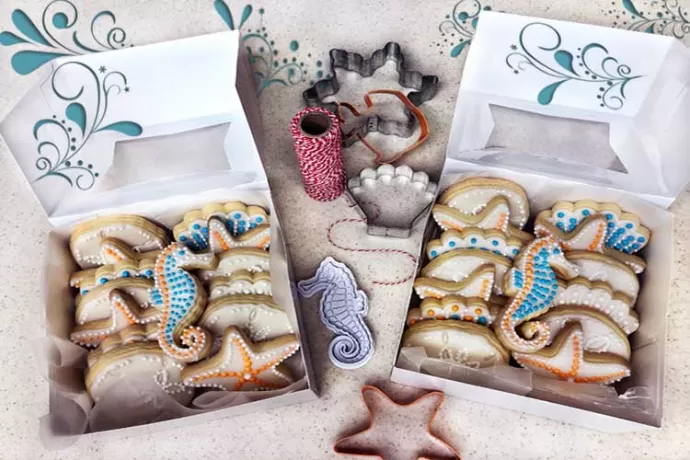 Beach Cookies Boxes