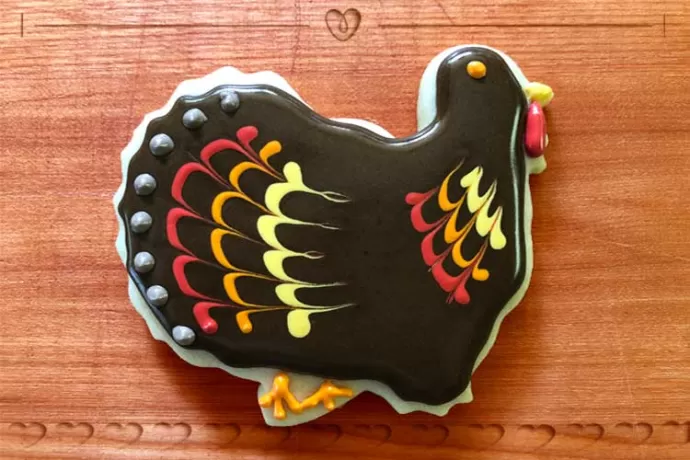 “Papa” Turkey Cookie