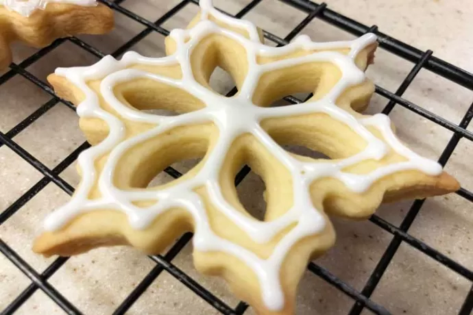 Shortbread Snowflakes