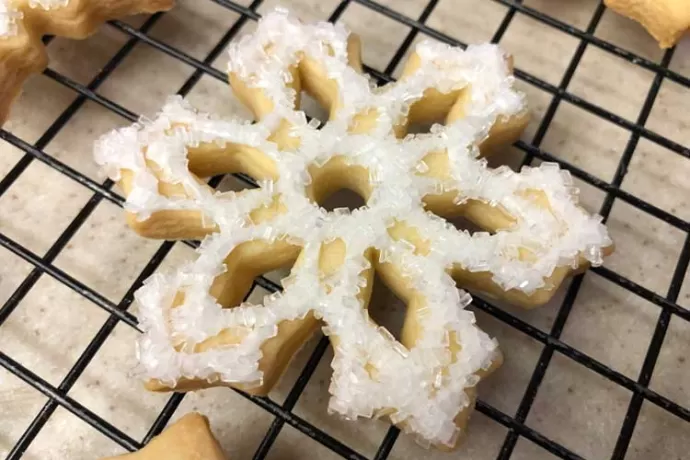 Shortbread Snowflakes