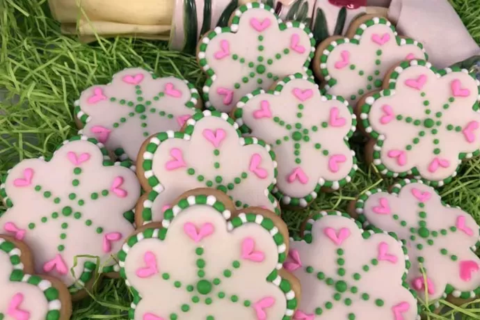 Flower cookies