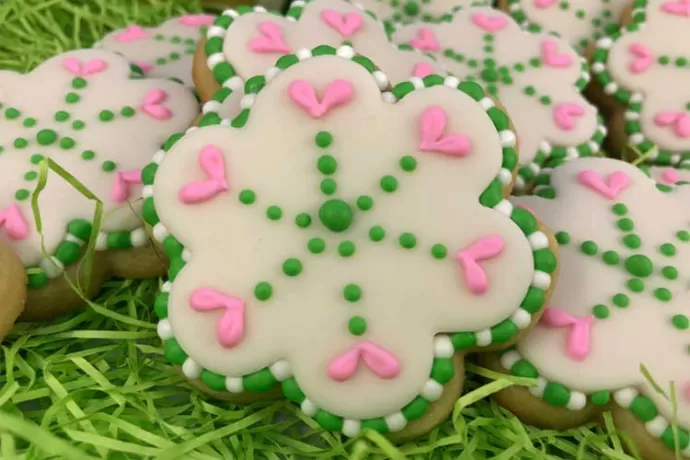 Flower cookies