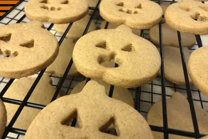 Chocolate-filled pumpkins