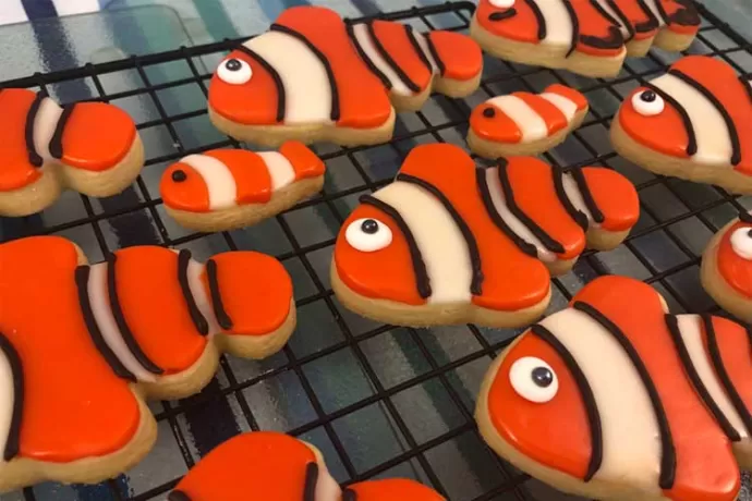 Clownfish cookies