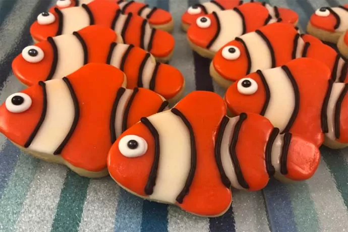 Clownfish cookies