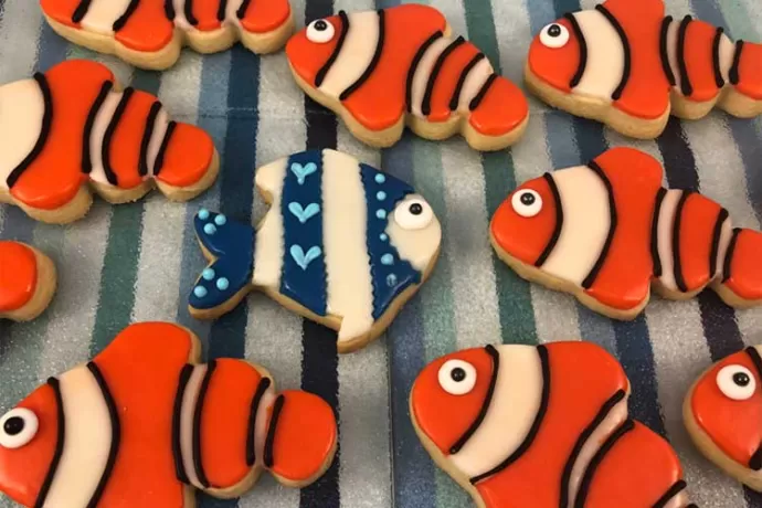 Clownfish cookies