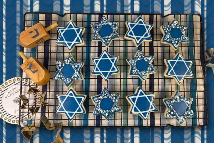 Hanukkah cookies